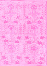 Abstract Pink Modern Rug, abs1032pnk