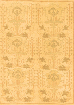 Abstract Brown Modern Rug, abs1032brn