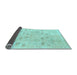 Sideview of Abstract Light Blue Modern Rug, abs1032lblu