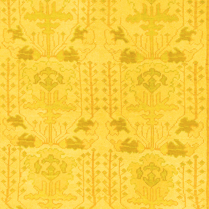 Abstract Yellow Modern Rug, abs1032yw