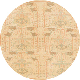 Square Abstract Mustard Yellow Modern Rug, abs1032