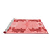 Modern Red Washable Rugs