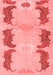 Abstract Red Modern Area Rugs