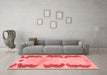 Modern Red Washable Rugs