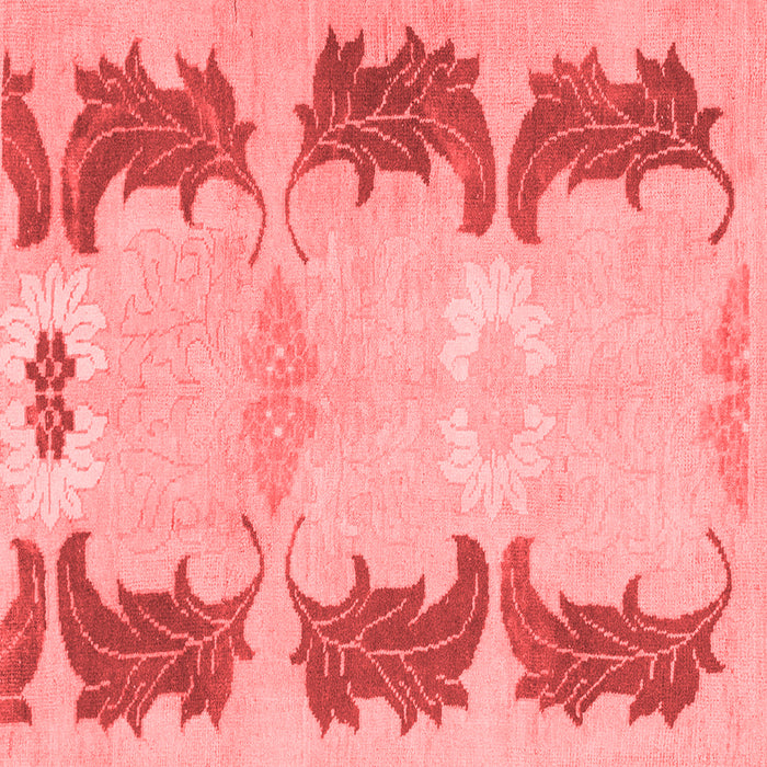 Machine Washable Abstract Red Modern Rug, wshabs1033red