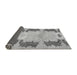 Sideview of Abstract Gray Modern Rug, abs1033gry