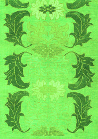 Abstract Green Modern Rug, abs1033grn