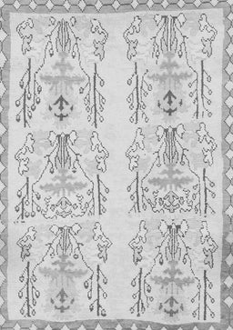 Abstract Gray Modern Rug, abs1034gry