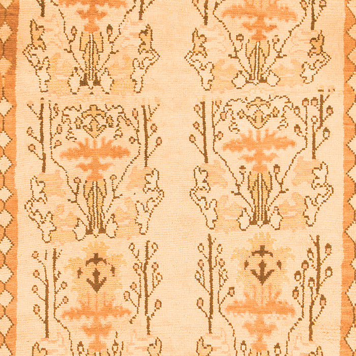 Abstract Orange Modern Rug, abs1034org