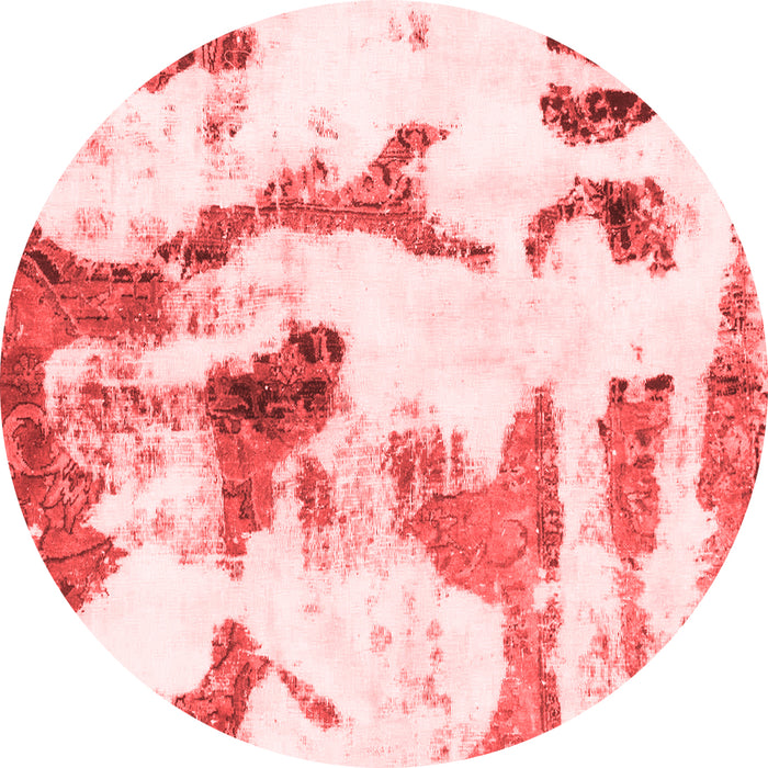 Machine Washable Abstract Red Modern Rug, wshabs1035red