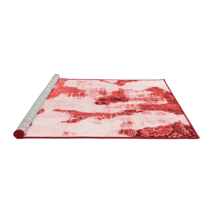 Modern Red Washable Rugs