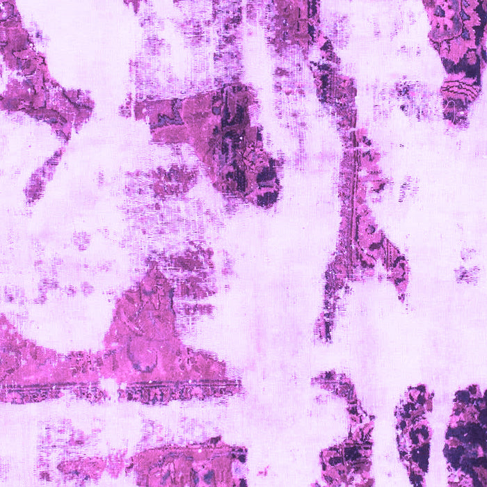 Machine Washable Abstract Purple Modern Area Rugs, wshabs1035pur