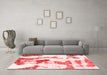 Modern Red Washable Rugs