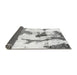 Sideview of Abstract Gray Modern Rug, abs1035gry