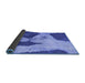 Sideview of Persian Blue Bohemian Rug, abs1036blu