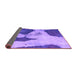 Sideview of Persian Purple Bohemian Rug, abs1036pur