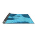 Sideview of Persian Light Blue Bohemian Rug, abs1036lblu