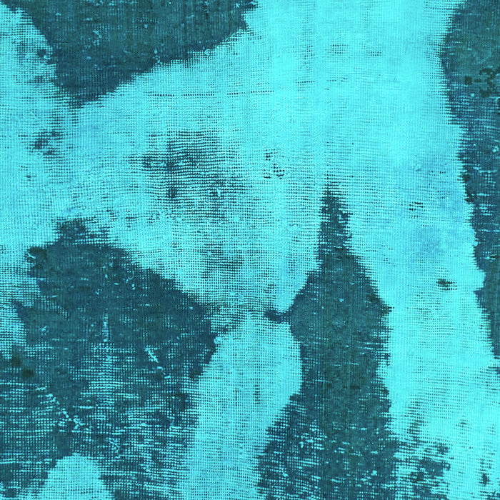 Machine Washable Persian Turquoise Bohemian Area Rugs, wshabs1036turq