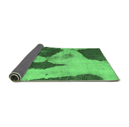 Sideview of Persian Emerald Green Bohemian Rug, abs1036emgrn