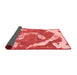 Abstract Red Modern Area Rugs