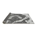 Sideview of Abstract Gray Modern Rug, abs1037gry