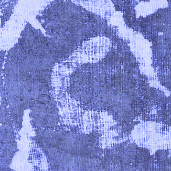 Abstract Blue Modern Rug, abs1037blu