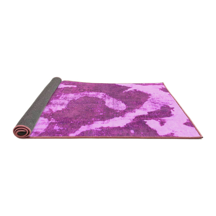 Sideview of Abstract Pink Modern Rug, abs1037pnk