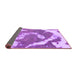 Sideview of Abstract Purple Modern Rug, abs1037pur