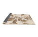 Sideview of Abstract Light Copper Gold Modern Rug, abs1038