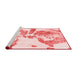 Modern Red Washable Rugs