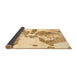 Sideview of Abstract Brown Modern Rug, abs1038brn