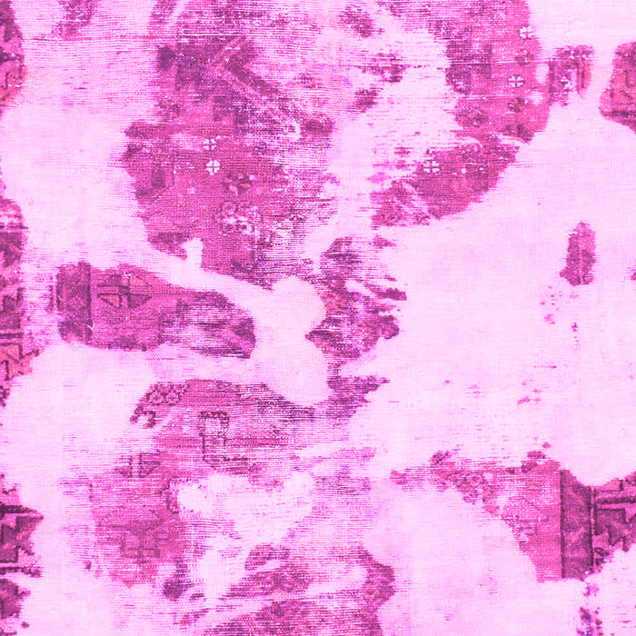 Machine Washable Abstract Pink Modern Rug, wshabs1038pnk