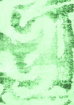 Abstract Emerald Green Modern Rug, abs1039emgrn