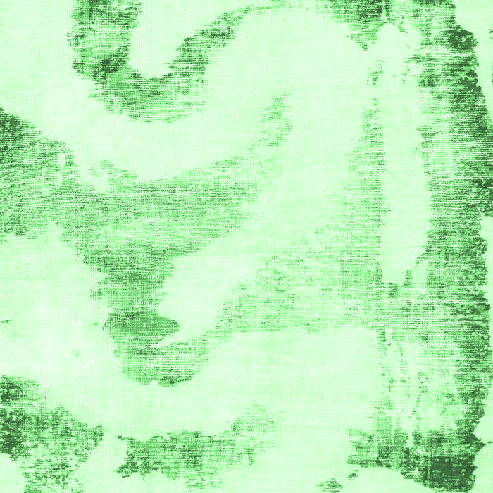 Machine Washable Abstract Emerald Green Modern Area Rugs, wshabs1039emgrn