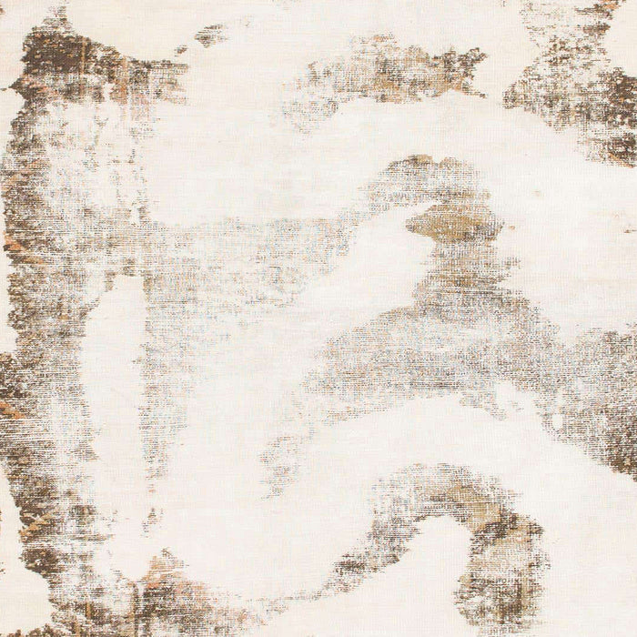 Machine Washable Abstract Tan Brown Rug, wshabs1039