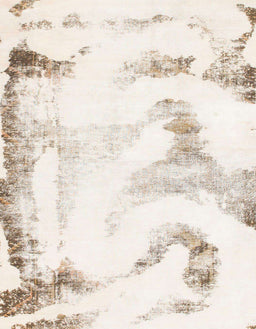 Abstract Tan Brown Modern Rug, abs1039