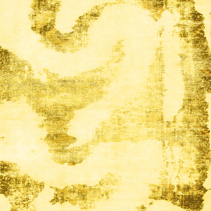 Machine Washable Abstract Yellow Modern Rug, wshabs1039yw