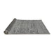 Sideview of Abstract Gray Modern Rug, abs103gry