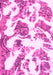 Machine Washable Abstract Pink Modern Rug, wshabs1040pnk