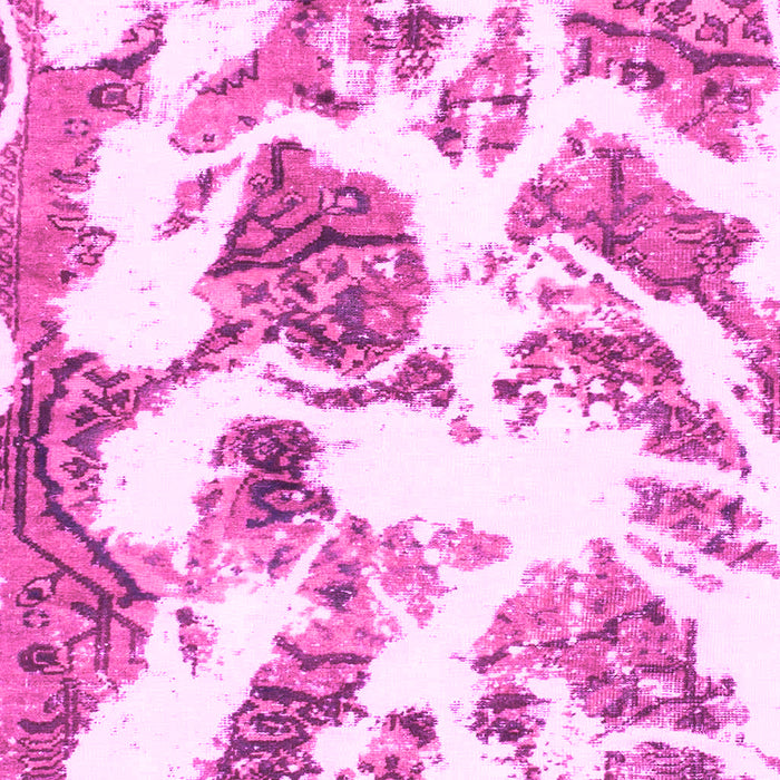 Machine Washable Abstract Pink Modern Rug, wshabs1040pnk