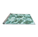Sideview of Machine Washable Abstract Light Blue Modern Rug, wshabs1040lblu