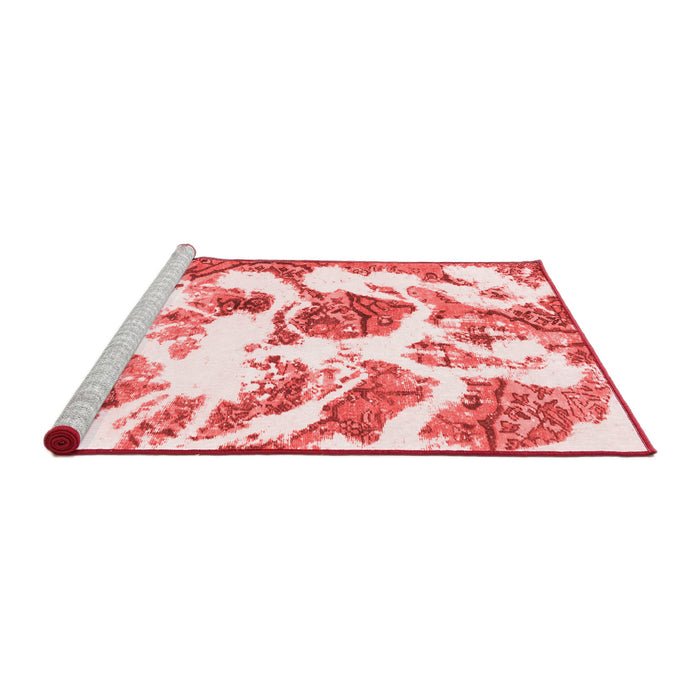 Modern Red Washable Rugs