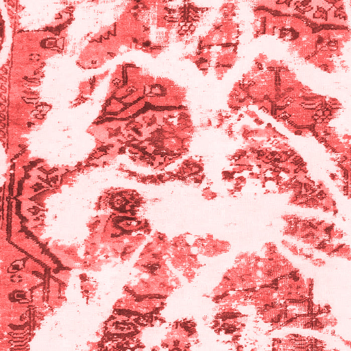 Machine Washable Abstract Red Modern Rug, wshabs1040red