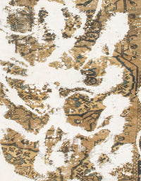 Machine Washable Abstract Champagne Beige Rug, wshabs1040