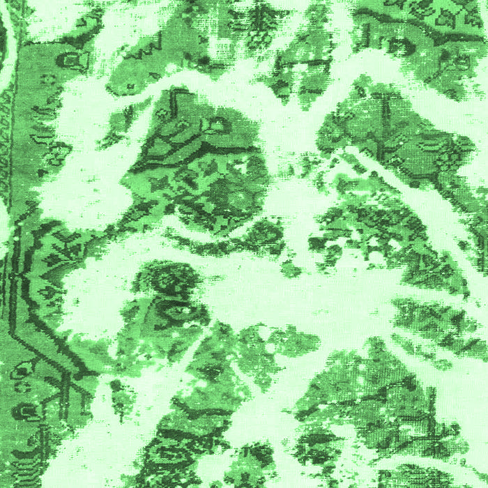 Abstract Emerald Green Modern Rug, abs1040emgrn