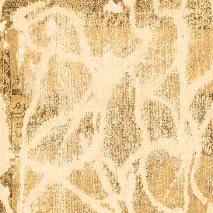 Square Machine Washable Abstract Brown Modern Rug, wshabs1041brn