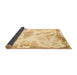 Sideview of Abstract Brown Modern Rug, abs1041brn