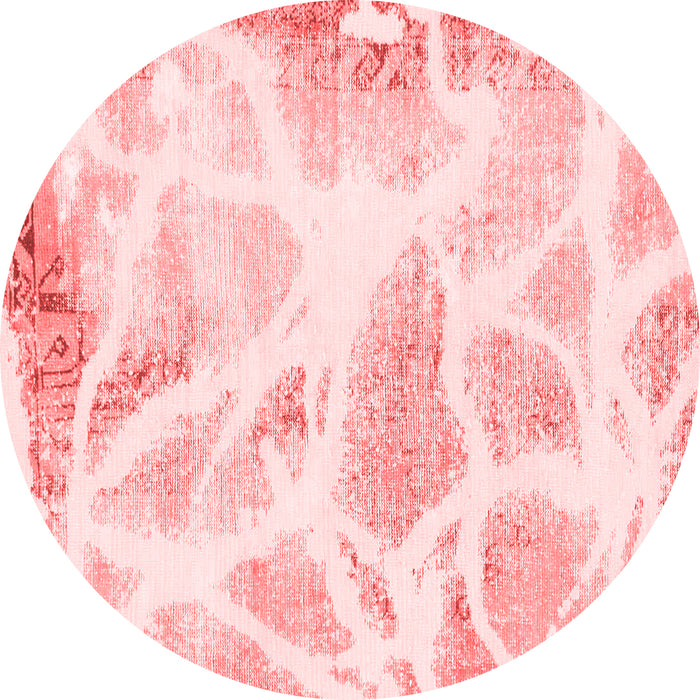 Machine Washable Abstract Red Modern Rug, wshabs1041red