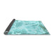 Sideview of Abstract Light Blue Modern Rug, abs1041lblu