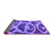 Sideview of Persian Purple Bohemian Rug, abs1042pur